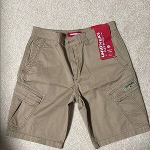UNIONBAY Tan Cargo Shorts Durable Cotton Blend